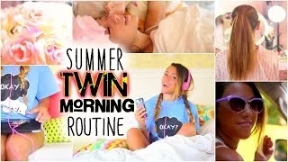 Niki and Gabi's Summer Morning Routine | Twin Edition ♡