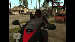 riding motorbike in gta san andreans # gta #gtasanandreas #game #gaming      #videogames #gtaonline