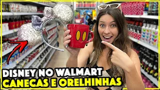 COISAS DA DISNEY NO WALMART DE ORLANDO PARTE 2 - CANECAS, ORELHINHAS E PAPELARIA