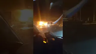 Видео последствий РАКЕТНОГО удара по одной из АЗС в Днепре.