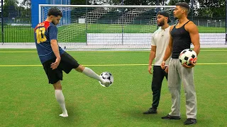 FUSSBALLCHALLENGE vs PRANKBROS !!!