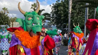 Карнавал в Пуэрто де ла Круз.Остров Тенерифе. Carnaval in Puerto de la Cruz.