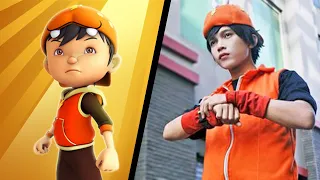 BoBoiBoy Galaxy Characters in Real Life