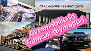 Gömrük və yol Qiymətləri;😱 Avropadan Azərbaycana gətirilən maşınlar