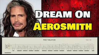 Aerosmith - Dream On (Acoustic) with TAB