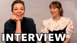 "Can I lick your face?" Olivia Colman and Dakota Johnson Talk Awkward Fan Encounters | INTERVIEW