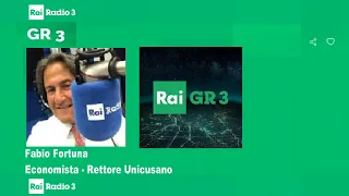 Fabio Fortuna al GR3 di RADIO 3 RAI del 14 04 2022 ore 13 45