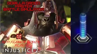 Injustice 2 - Gorilla Grodd Master Battle Simulator Playthrough + Ending!!! (1080p - 60HZ)