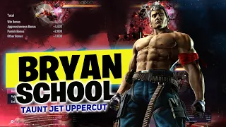 Tekken 7 -  Bryan School Taunt Jet Uppercut