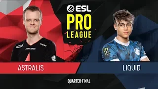 CS:GO - Liquid vs. Astralis [Inferno] Map 2 - Quarter-Final - ESL Pro League Season 9