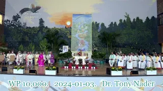 IN ENGLISH: Dr Tony Nader, MD, PhD, MARR going out of Silence on 10K World Peace Assembly 2024-01-03