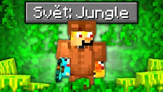 Dohrál jsem Minecraft v NEKONEČNÉM jungle světě...