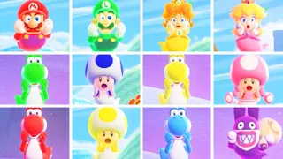 Super Mario Bros. Wonder - All Ghost Forms (Every Character)