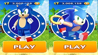 Lego Sonic  - NEW Update - ALL Character in Sonic Dash - Android/IOS GamePlay