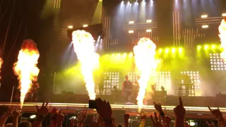 Rammstein Vienna 2016, Til without microphon, Fans sang instead, Front row, Magical Moment, Pt.1