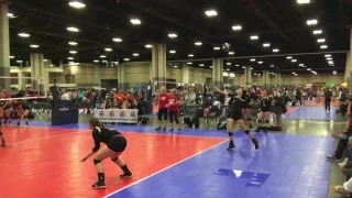 Slow motion float serve