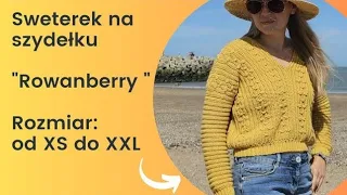 Sweter "Jarzębina" na szydełku, cz.2/3 Karolina Szydełko