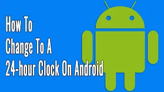 How to Change to a 24-hour Clock on Android #shorts