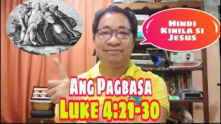 Luke 4:21-30 /Jesus is Rejected at Nazareth / Pagbasa Tagalog / #gerekoreading I Gerry Eloma Channel