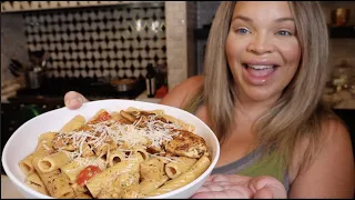 Creamy Tuscan Chicken Pasta | Cooking with Trish