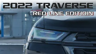 The new Refreshed 2022 Chevrolet Traverse Redline!