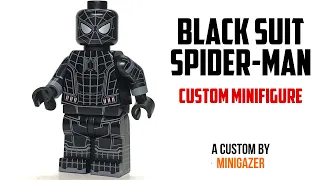 CUSTOM Black Spider-Man Tom Holland Minifigure from Minigazer REVIEW