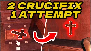 IMPOSSIBLE Moments In DOORS: TWO Crucifixes in ONE Attempt And A Bunch of UNREALISTIC DROPS!!