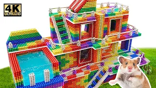 Construya la piscina de la mansión más hermosa a partir de bolas magnéticas (satisfactoria)