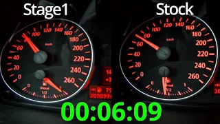 ⚙️ BMW 320d e91 STOCK vs STAGE 1 CHIP