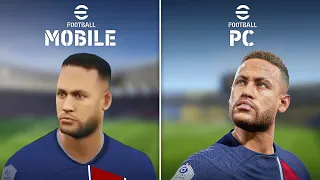 eFootball 2024 Mobile VS PC Comparison