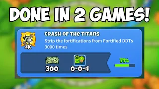 How To Get Crash Of The Titans Achievement In 2 Games! (Bloons TD 6)