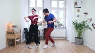 Send-Out into Shoulder Catch - Lindy Hop Class w/ Élise & Rija