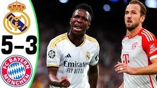 Real Madrid vs Bayern Munich 5-3 - All Goals and Highlights - 2024 🔥 VINI JR