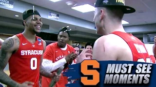 Jim Boeheim Locker Room Speech, Syracuse Basketball Final Four Celebration