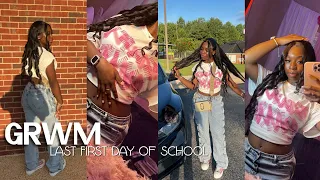 GRWM for the first day of school | Senior Year + Media day