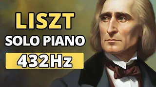 Liszt - Solo Piano & Animated Scenes | 432 Hz | Study, Sleep, Background