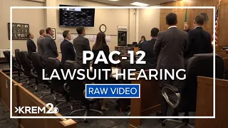 Whitman County judge grants WSU, OSU temporary restraining order against PAC-12 | RAW Video