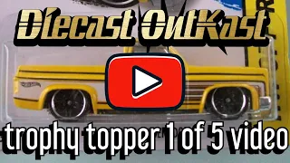 Hotwheels 83 square body Chevy c10 Silverado trophy topper 1 of 5