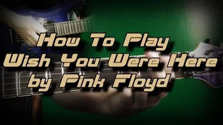 How To Play Wish You Were Here by Pink Floyd Как играть, Guitar lesson