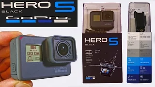 GOPRO HERO 5 BLACK - UNBOXING , INITIAL SETUP, FIRST TIME USING 4K