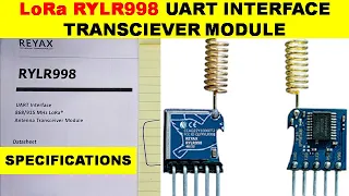 {785} Reyax LoRa RYLR998 UART Transceiver Module