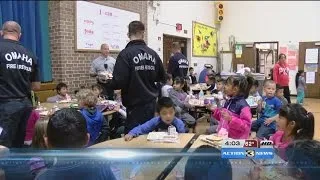 Firefighters at Elementary Schools