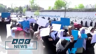 Afghan girls protest, demand Taliban to reopen schools | ANC