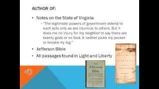 Thomas Jefferson American Author Report