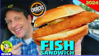 Church's® Texas Chicken FISH SANDWICH Review ⭐🐟🥪 Fish Season 2024 🎣 Peep THIS Out! 🕵️‍♂️