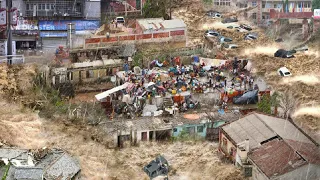 Heavy rain floods China’s Zhaotong City, 200 houses destroyed by flood water | China Floods