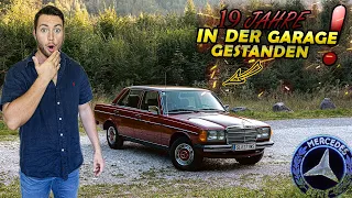 19 Jahre in der Garage gestanden, mein neues AUTO, Mercedes W123 mit nur 103 000KM, was sagt ihr❓