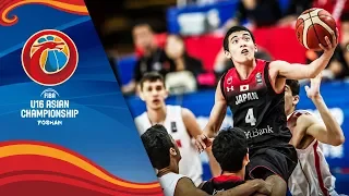 Lebanon v Japan - Full Game - Class 5-8 - FIBA U16 Asian Championship