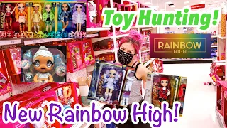 TOY HUNTING! NEW RAINBOW HIGH, GLITTER BABYZ, & THRIFTING