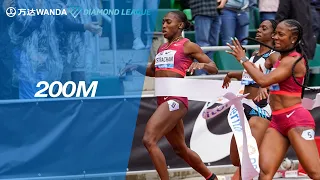 Shelly-Ann Fraser-Pryce wins 200m with 22.41 in Eugene - Wanda Diamond League